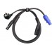 Audio Combi Cable Schuko - XLR F-Powerconnector A - XLR M 5m Audio Combi Cable Schuko - XLR F-Powerconnector A - XLR M 5m